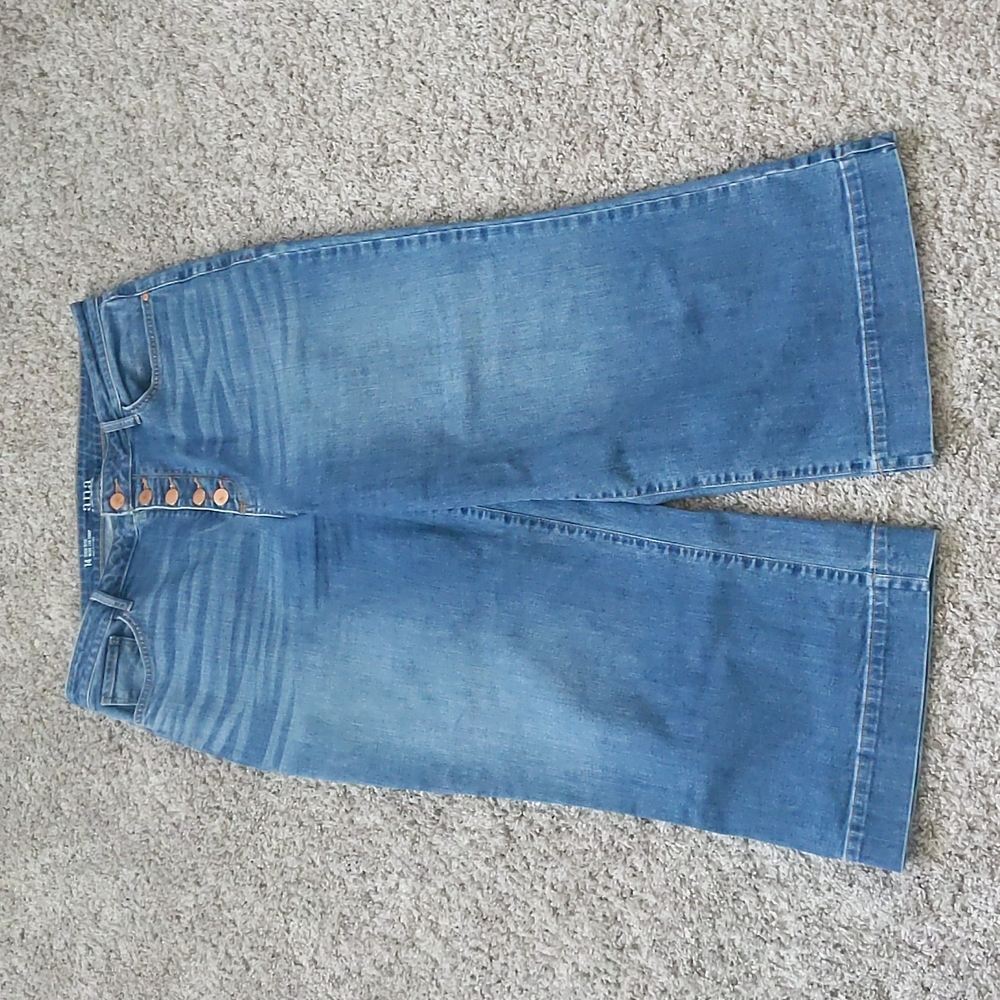 a.n.a high rise wide leg crop jeans